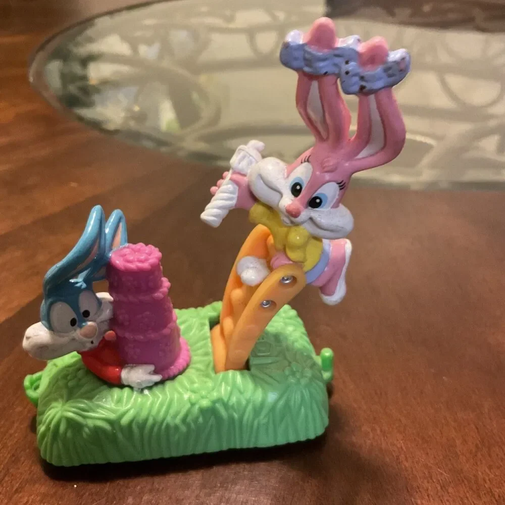 Vintage Happy Meal Toy Babs & Buster Bunny 1994 Looney Tunes McDonalds